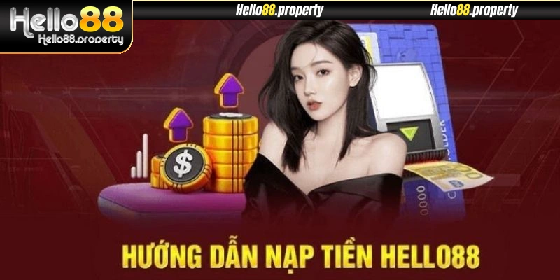 Từng bước cụ thể để nạp tiền vào hệ thống Hello88 cho newbie