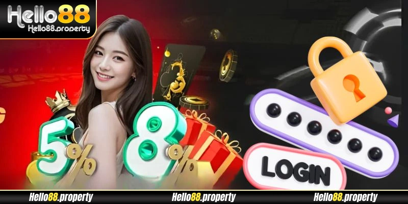 Quy trình thao tác đăng nhập Hello88 cho cược thủ
