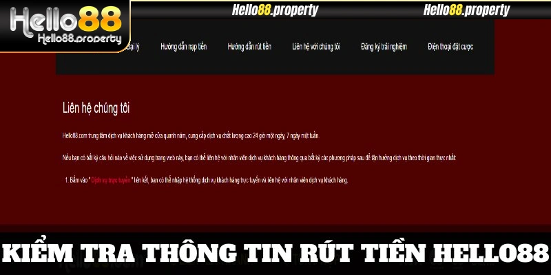 Điều kiện bắt buộc cần nắm khi thao tác rút tiền Hello88